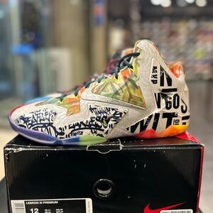 Nike LeBron XI Premium Multicolor Sneakers